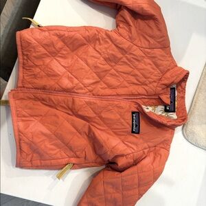 Patagonia toddler down jacket - coral color